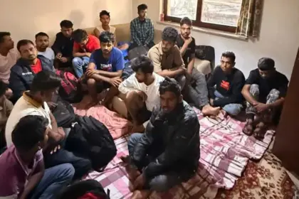 Zatečeni migranti