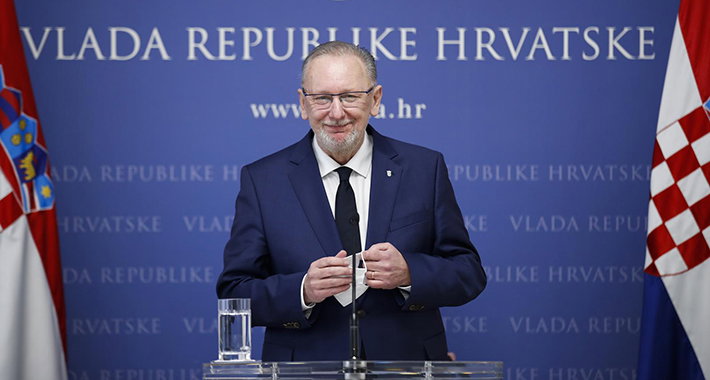 07.04.2022., Zagreb - Nacionalni stozer civilne zastite na konferenciji za novinare izvjestio je o ublazavanju nekih epidemioloskih mjera uvedenih radi suzbijanja epidemije covid -19. Photo: Slavko Midzor/PIXSELL