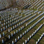 22.02.2021. Potocari, Fotografija iz zraka Memorijalnog centra Srebrenica-Potocari.