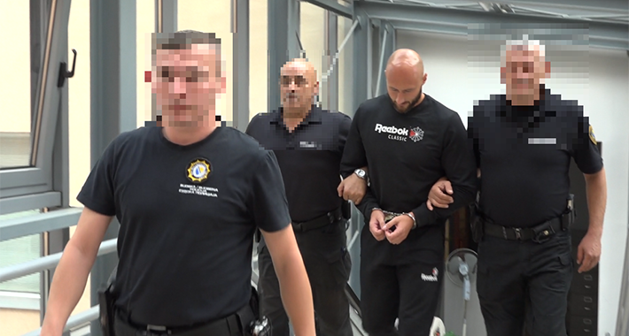 Privođenje Aleksandra Miljatovića