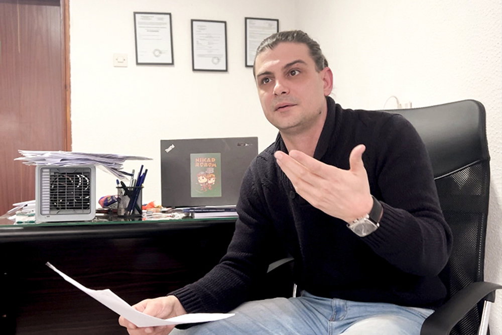 Emir Baraković, bivši radnik RIVA-e
