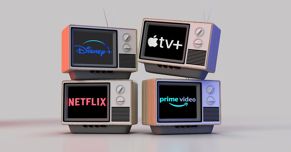 striming netflix apple prime disney