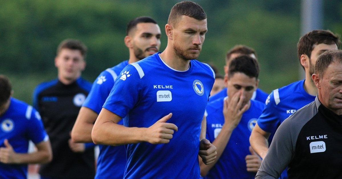 Edin Džeko zmajevi trening