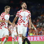 Nogometaši Hrvatske slave pogodak za vodstvo 3:2 u polufinalu Lige nacija protiv Nizozemske