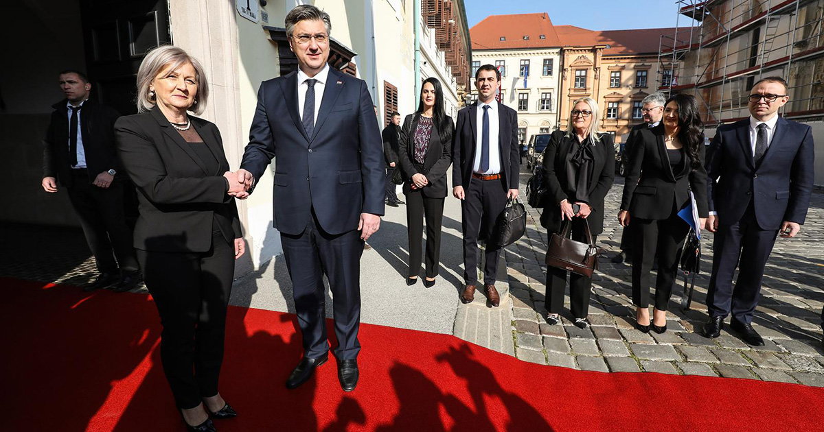 Borjana Krišto Andrej Plenković