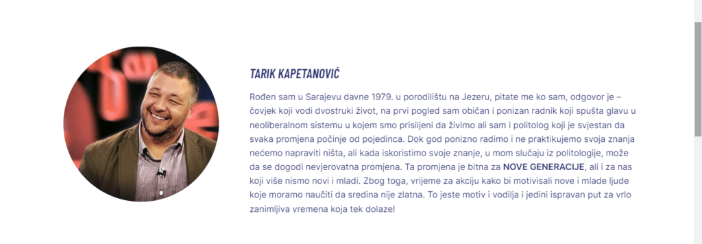 tarik kapetanović biografija
