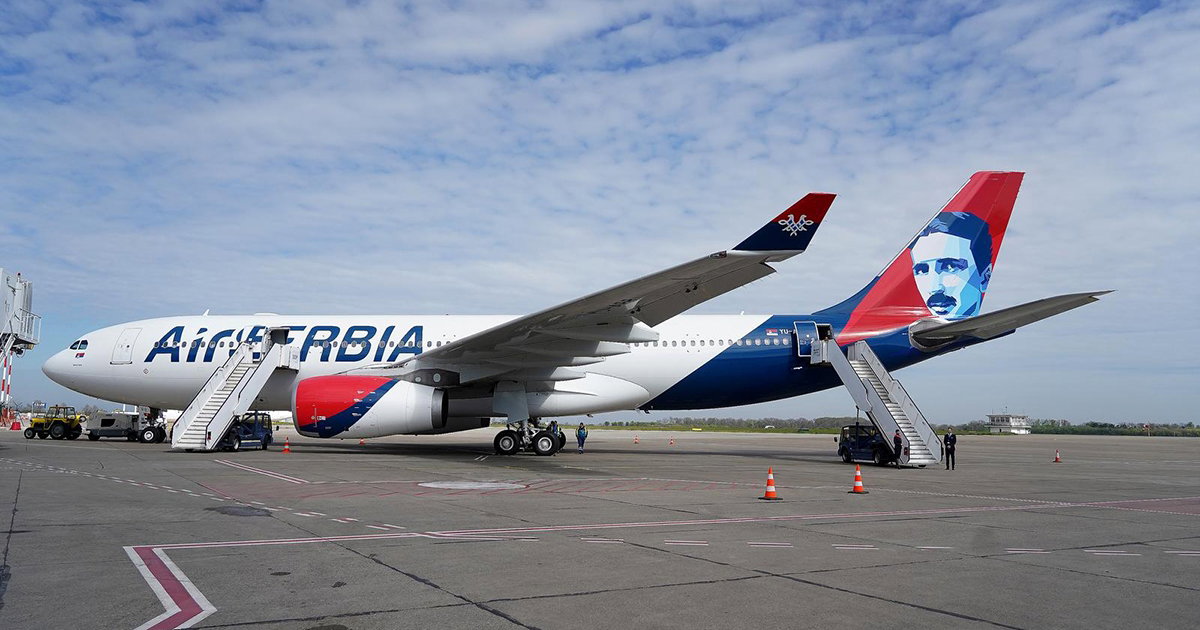 air serbia avion srbija