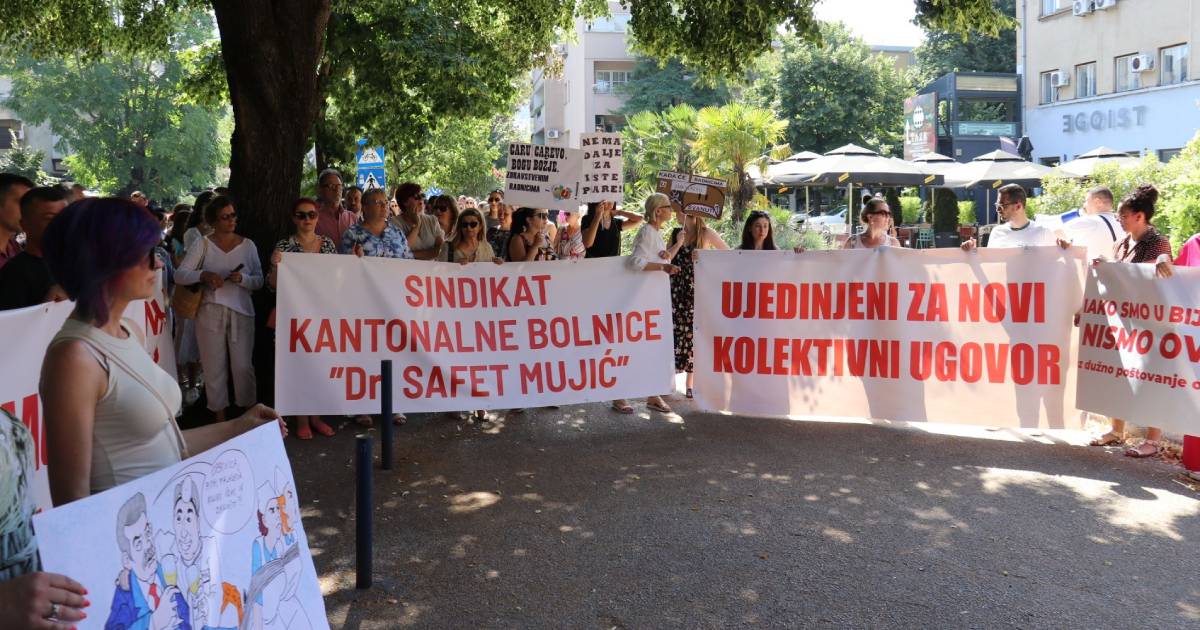 protest zdravstveni radnici