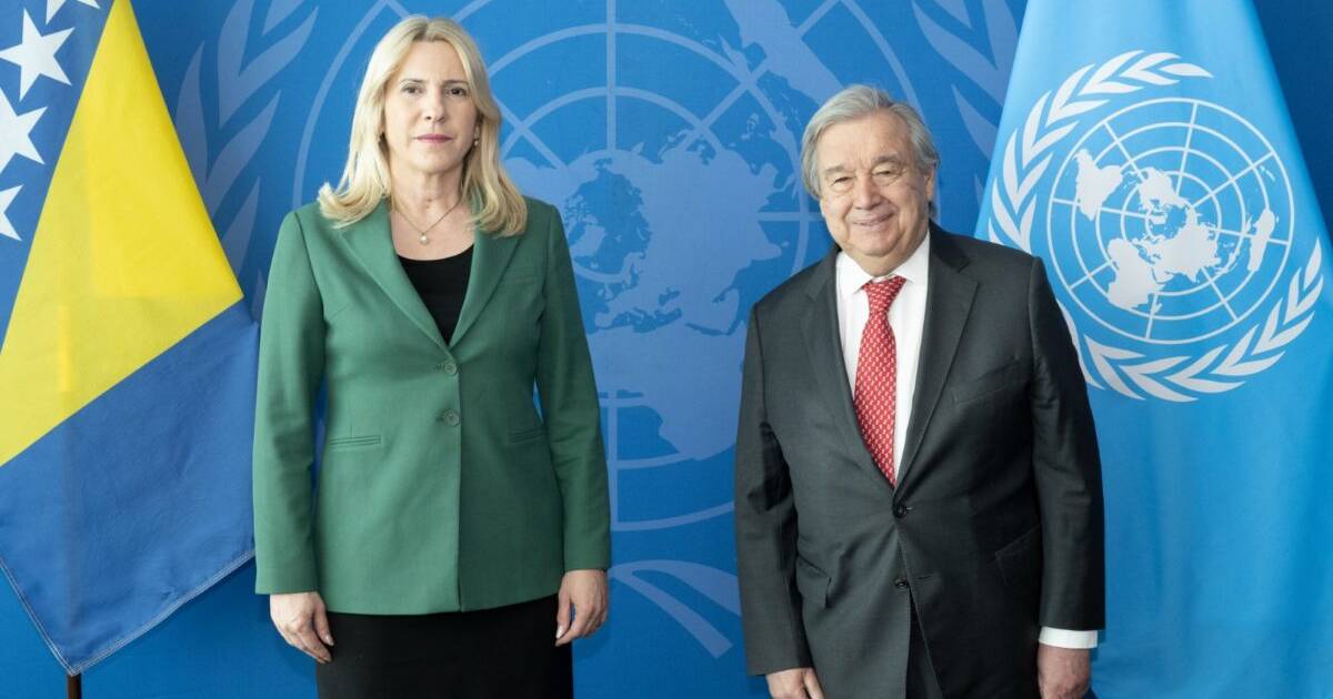 zeljka cvijanovic antonio guterres