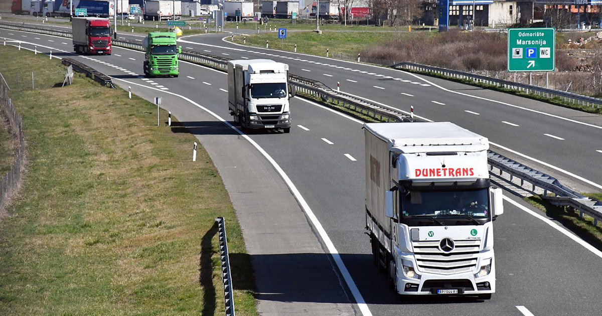 Pustom autocestom A3 kroz Slavoniju prometuju uglavnom kamioni