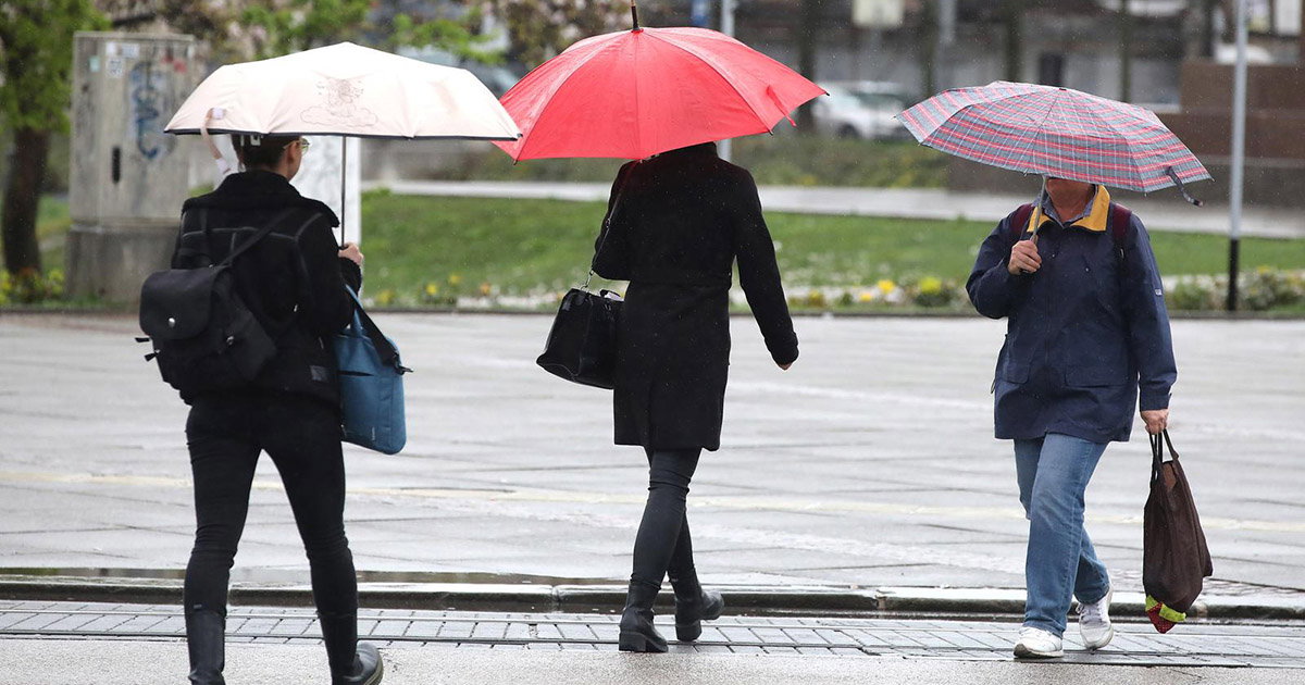 Zagreb: Kiša i vjetar, pa navečer zahlađenje