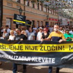 protest banjaluka kriminalizacija klevete