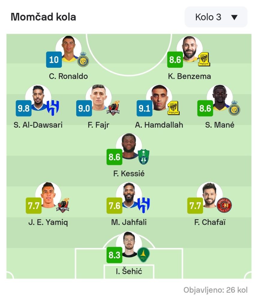 tim kola saudijska arabija