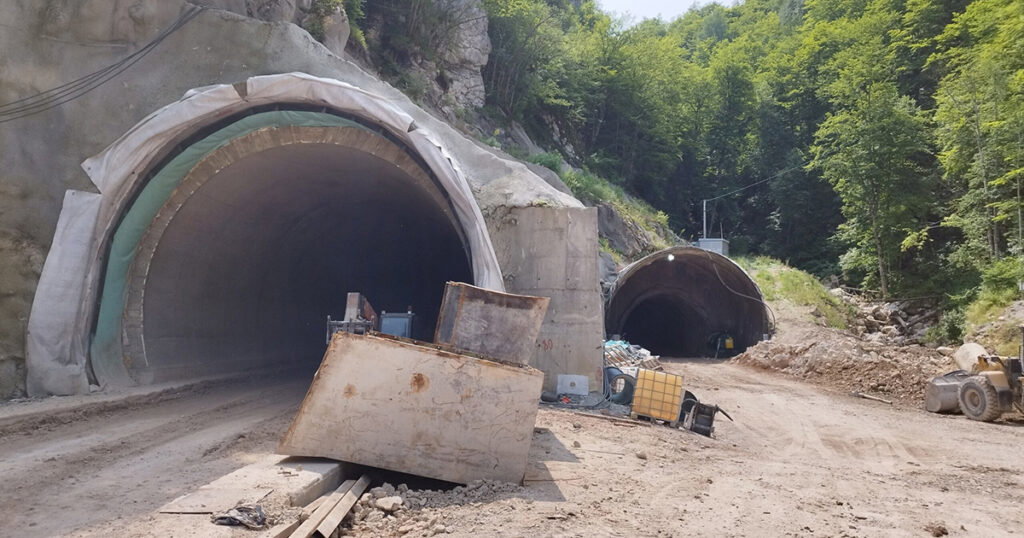 tunel hranjen