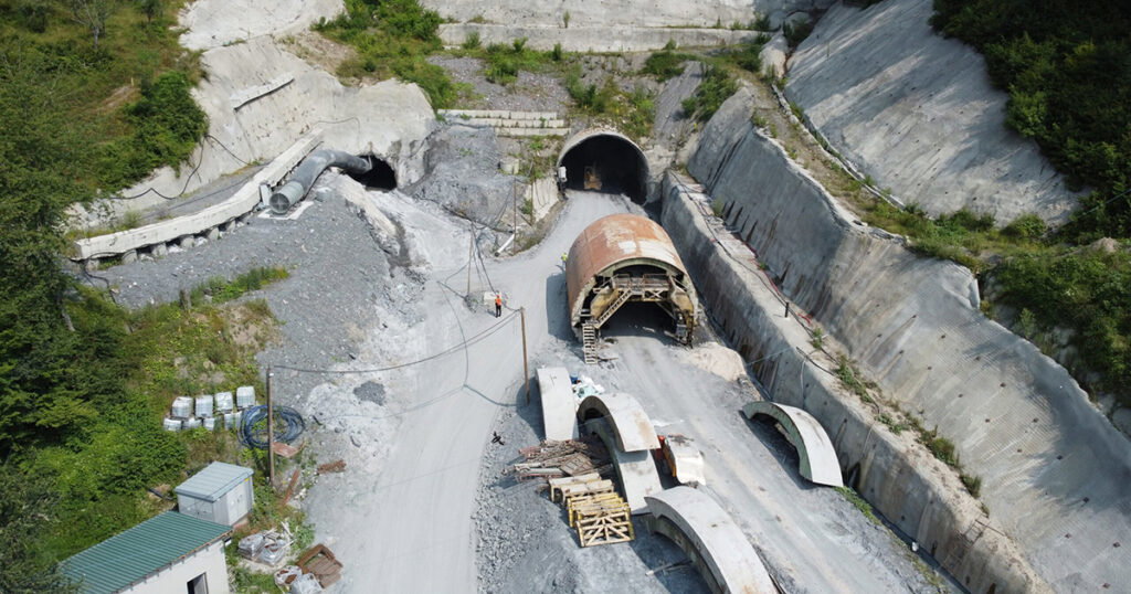 tunel hranjen