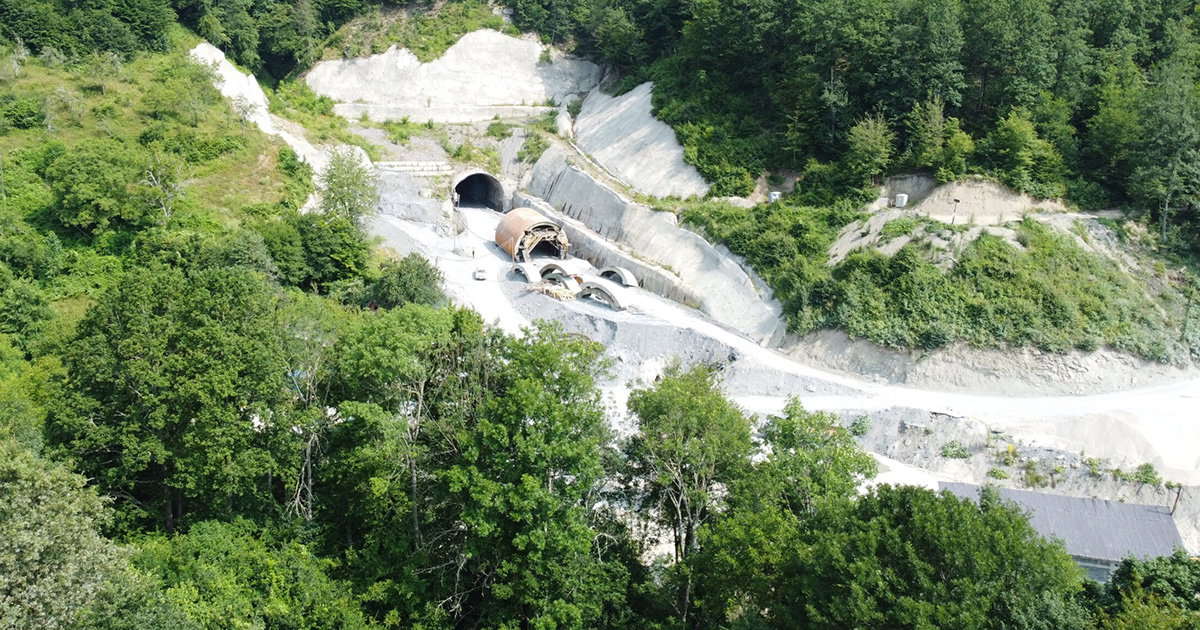 tunel hranjen