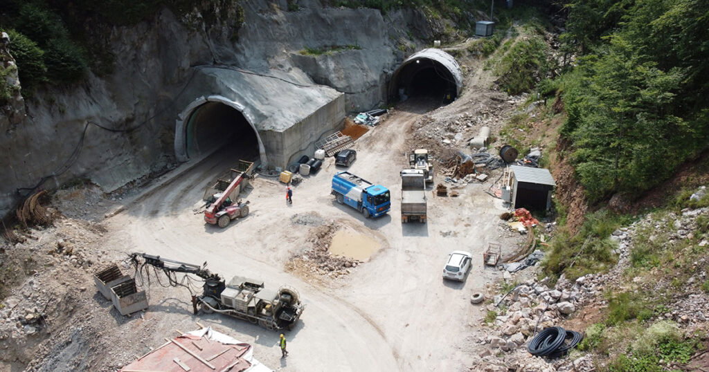 tunel hranjen