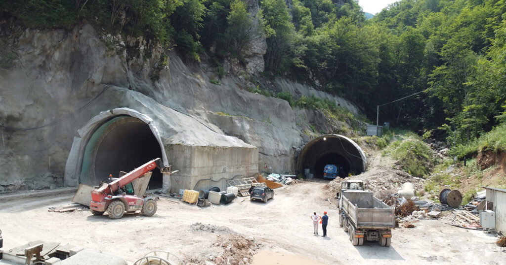 tunel hranjen