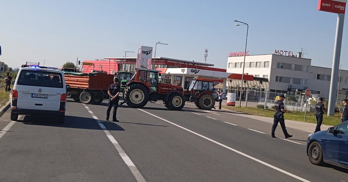 poljoprivrednici blokada