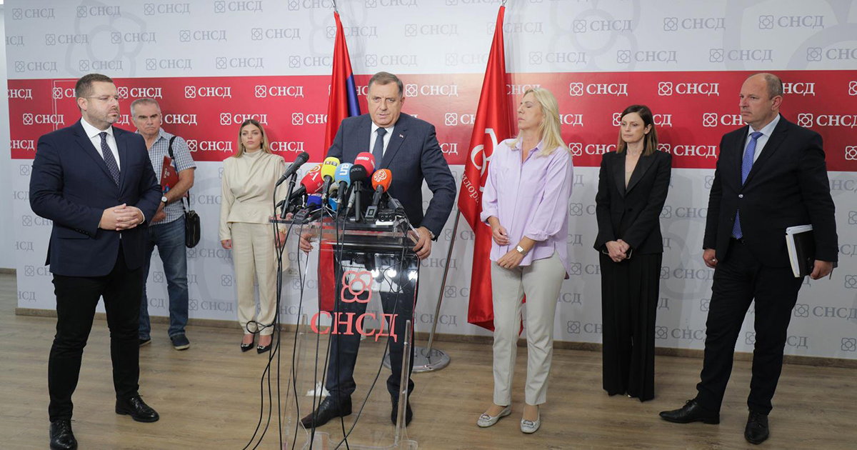 Izjave za medije nakon sjednice Izvršnog komiteta SNSD-a u Banja Luci
