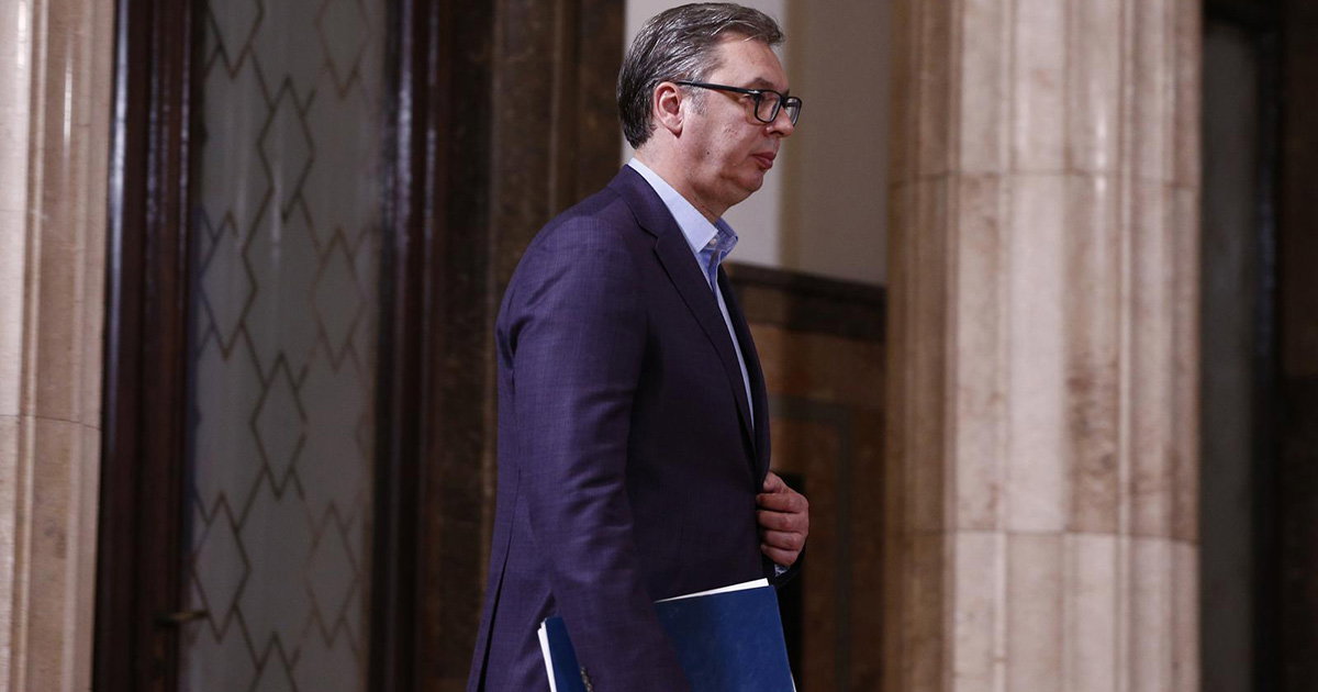 Beograd: Predsjednik Srbije Aleksandar Vučić obratio se javnosti povodom situacije na Kosovu i Metohiji