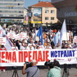 Protest sindikalnih radnika u Banjoj Luci