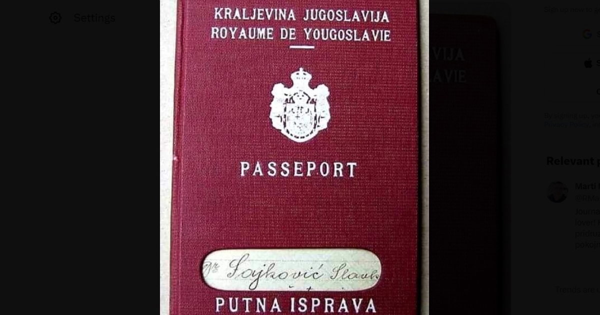 pasos kraljevina jugoslavija