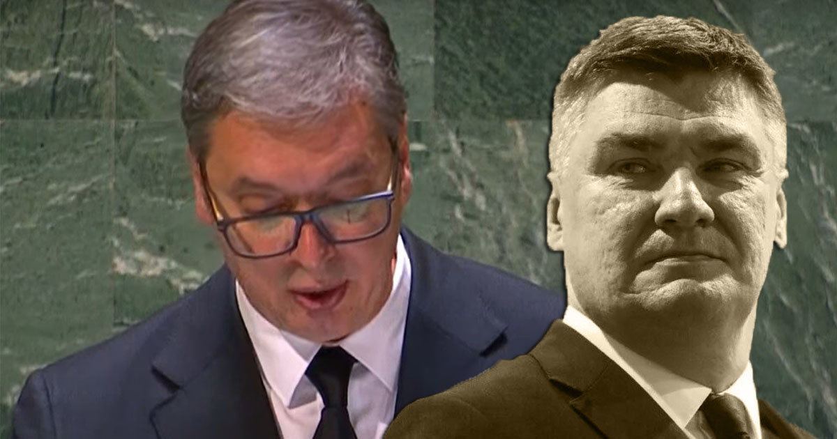 Aleksandar Vučić i Zoran Milanović