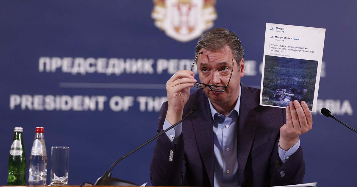 Beograd: Predsjednik Srbije Aleksandar Vučić obratio se javnosti povodom situacije na Kosovu i Metohiji