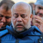 Wael Dahdouh na dženazi svojoj porodici