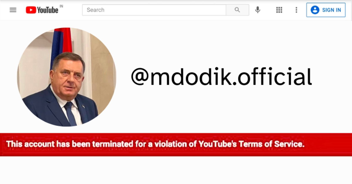 milorad dodik youtube