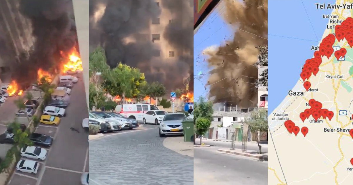izrael napad
