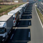 Kolona teretnih vozila na slovensko-hrvatskoj granici