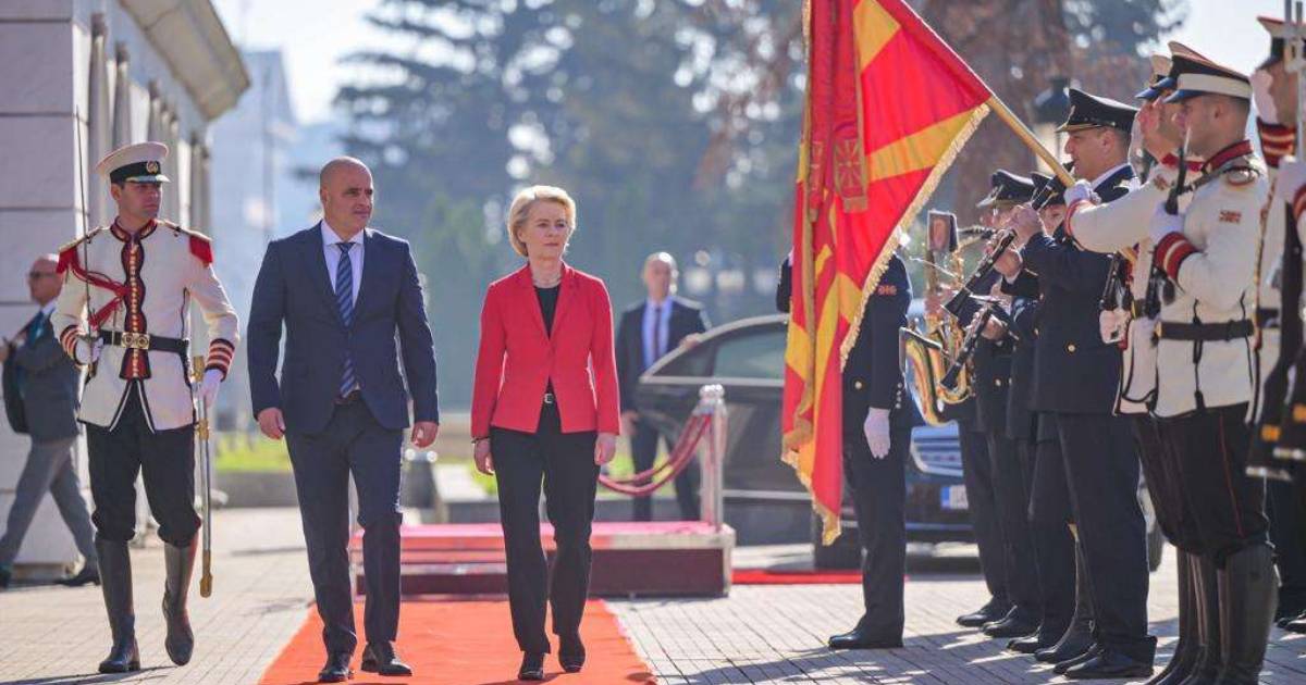 ursula von der leyen skoplje