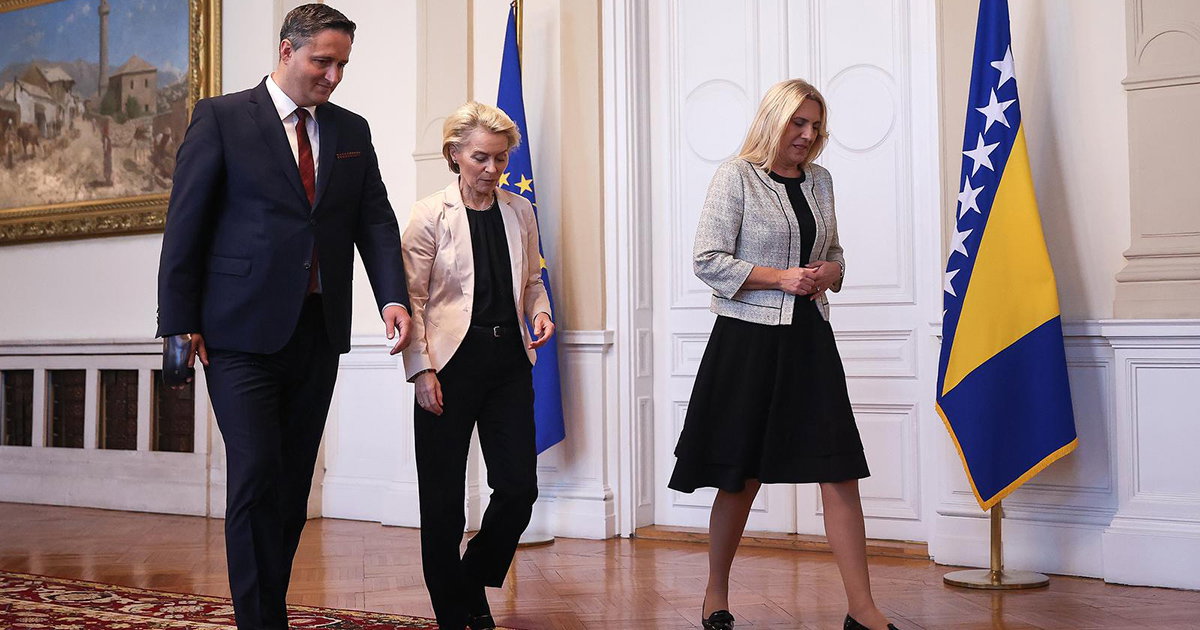 Ursula von der Leyen stigla je u posjet Bosni i Hercegovini
