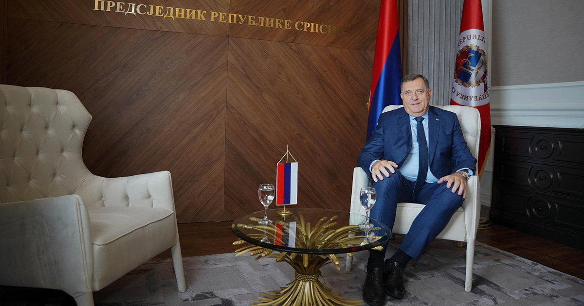 Banja Luka: Milorad Dodik, predsjednik Republike Srpske