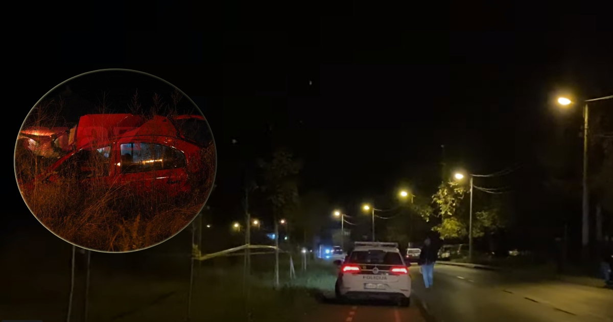 nesreca ilijas voz udario automobil
