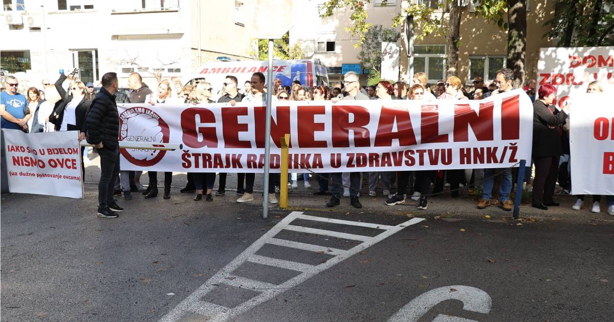 protest zdravstveni radnici