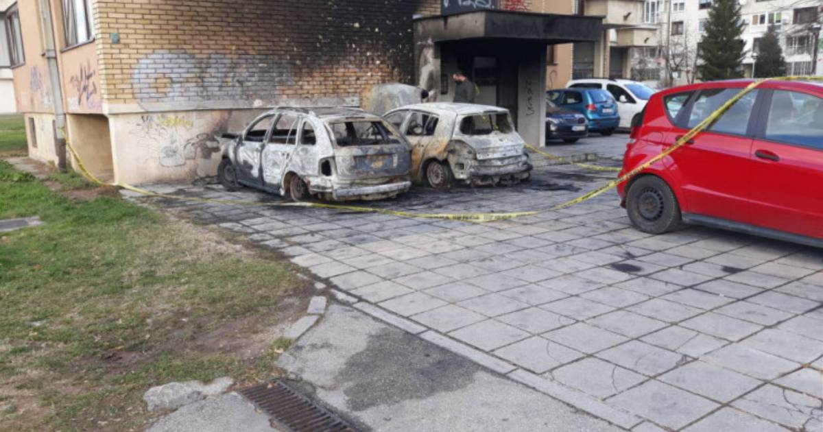 zapaljen automobil dobrinja