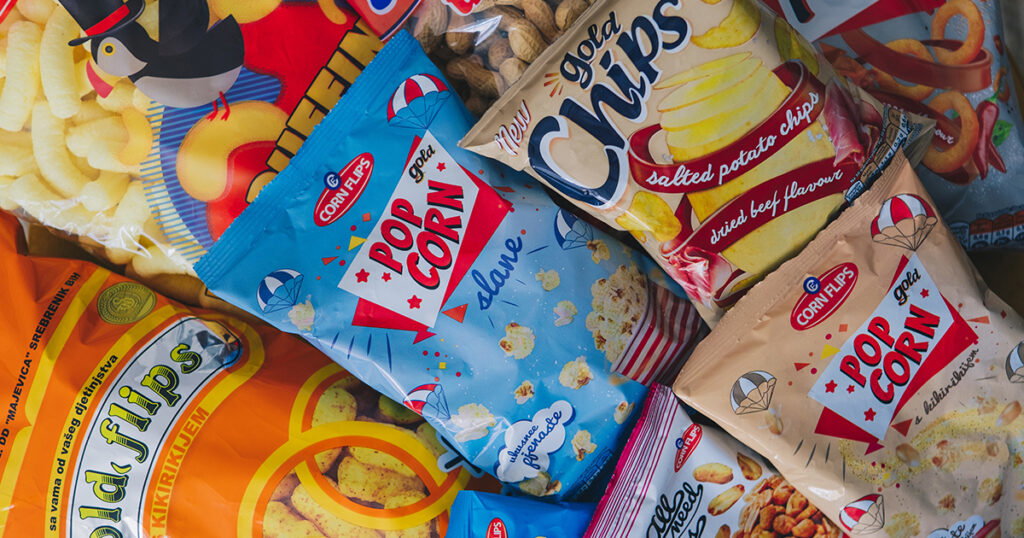 Fabrika Corn Flips: Dio asortimana