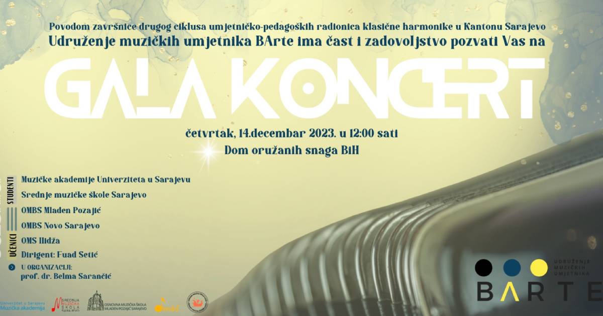 gala koncert BArte