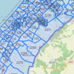 mapa gaza