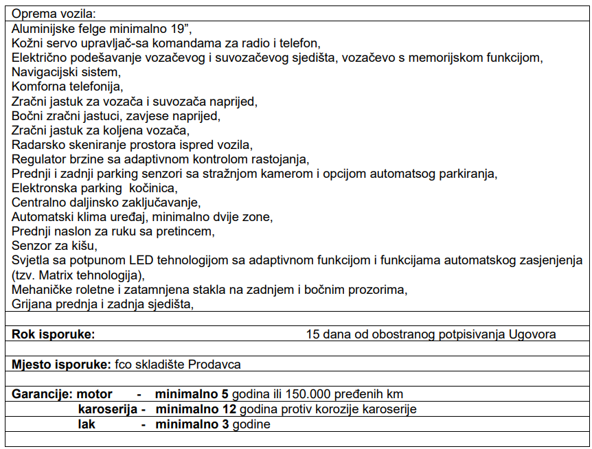 oprema vozila