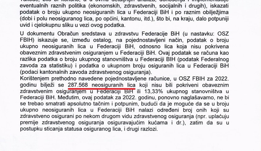 akt direktorice ZZO FBiH