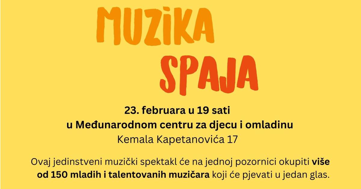Pozivnica Muzika spaja