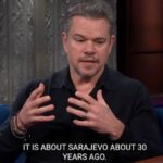 matt damon sarajevo