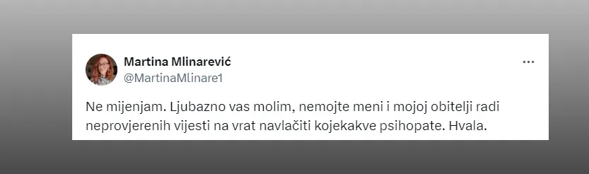 mlinarevic status