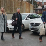 Borislav Pjano (desno) i advokati Anja Loga i Milenko Vojo Radović.