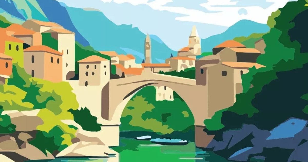 plakat mostar dzamije