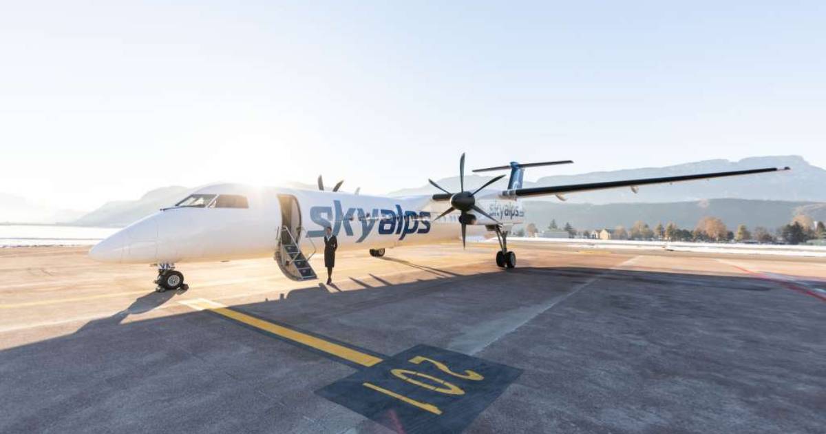 skyalps avion mostar